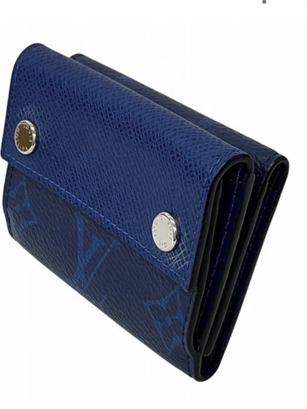 Louis Vuitton Navy Blue M67620 Discovery Compact Wallet Taigarama